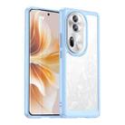 For OPPO Reno11 Pro Global Colorful Series Acrylic Hybrid TPU Phone Case(Blue) - 1