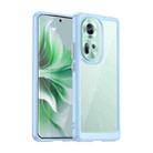 For OPPO Reno11 Global Colorful Series Acrylic Hybrid TPU Phone Case(Blue) - 1