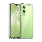 For OPPO K12x Colorful Series Acrylic Hybrid TPU Phone Case(Transparent) - 1