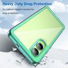 For OPPO K12x Colorful Series Acrylic Hybrid TPU Phone Case(Transparent Blue) - 3