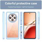 For OPPO Reno12 F 5G Colorful Series Acrylic Hybrid TPU Phone Case(Blue) - 2