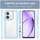 For OPPO A3X 4G Colorful Series Acrylic Hybrid TPU Phone Case(Blue) - 2