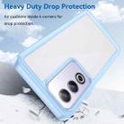For OPPO A3 Energy Colorful Series Acrylic Hybrid TPU Phone Case(Blue) - 3