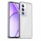 For OPPO K12x 5G India Colorful Series Acrylic Hybrid TPU Phone Case(Transparent) - 1