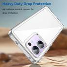 For OPPO Reno13 F Colorful Series Acrylic Hybrid TPU Phone Case(Transparent) - 3