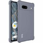 For Google Pixel 7a imak All-inclusive Shockproof Airbag TPU Case(Matte Grey) - 1