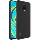 For Xiaomi Redmi Note 9S IMAK UC-1 Series Shockproof Frosted TPU Protective Case(Black) - 1