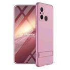 For Xiaomi Poco X5 GKK Three Stage Splicing Full Coverage PC Phone Case with Stand(Rose Gold) - 1