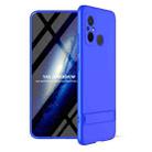 For Xiaomi Poco X5 GKK Three Stage Splicing Full Coverage PC Phone Case with Stand(Blue) - 1