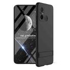 For Xiaomi Poco X5 GKK Three Stage Splicing Full Coverage PC Phone Case with Stand(Black) - 1