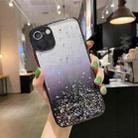 For iPhone 6s / 6 Starry Gradient Glitter Powder TPU Phone Case(Black) - 1