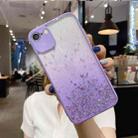 For iPhone 6s Plus / 6 Plus Starry Gradient Glitter Powder TPU Phone Case(Purple) - 1