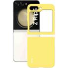 For Samsung Galaxy Z Flip5 IMAK JS-2 Series Colorful PC Case(Yellow) - 1