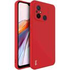 For Xiaomi Redmi 12C 4G IMAK UC-4 Series Straight Edge TPU Soft Phone Case(Red) - 1