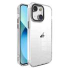 For iPhone 13 Crystal TPU + PC Electroplated Lens Frame Phone Case(Transparent) - 1