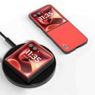 For Motorola Razr 60 Ultra ABEEL Genuine Leather Luolai Series Phone Case(Red) - 2