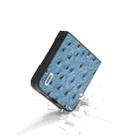 For Motorola Razr 50 Ultra ABEEL Genuine Leather Ostrich Texture Phone Case(Blue) - 3