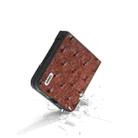 For Motorola Razr 50 Ultra ABEEL Genuine Leather Ostrich Texture Phone Case(Coffee) - 3