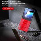 For Motorola Razr 50 ABEEL Genuine Leather Weilai Series Phone Case(Red) - 3