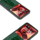 For Motorola Razr 60 Ultra ABEEL Genuine Leather Weilai Series Phone Case(Green) - 3