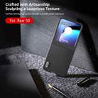 For Motorola Razr 50 ABEEL Genuine Leather Xiaoya Series Phone Case(Black) - 3