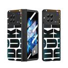 For vivo X Fold Integrated Electroplating Folding Phone Case with Hinge(Black) - 1