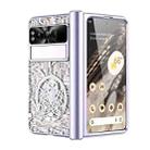 For Google Pixel Fold Mechanical Legend Integrated Electroplating All-inclusive Phone Case(Purple) - 1