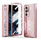 For OPPO Find N Mechanical Legend Integrated Electroplating All-inclusive Phone Case(Rose Gold) - 1