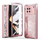 For vivo X Fold Mechanical Legend Integrated Electroplating All-inclusive Phone Case(Rose Gold) - 1