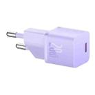 Baseus GaN5 20W USB-C / Type-C GaN Fast Charger, EU Plug(Purple) - 1