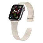 For Apple Watch Series 9&8&7 41mm / SE 3&SE 2&6&SE&5&4 40mm / 3&2&1 38mm Milanese Stainless Steel Watch Band(Starlight) - 1