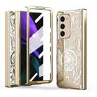 For Samsung Galaxy Z Fold2 5G Mechanical Legend Integrated Electroplating All-inclusive Phone Case(Champagne Gold) - 1