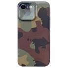 For iPhone SE 2022 / 2020 / 8 / 7 Camouflage Pattern Film PC Phone Case(Green Camouflage) - 1