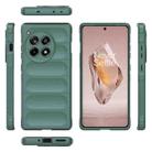 For OnePlus Ace 3 5G Magic Shield TPU + Flannel Phone Case(Dark Green) - 3