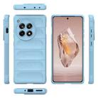 For OnePlus Ace 3 5G Magic Shield TPU + Flannel Phone Case(Light Blue) - 3