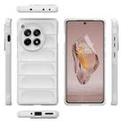 For OnePlus Ace 3 5G Magic Shield TPU + Flannel Phone Case(White) - 3