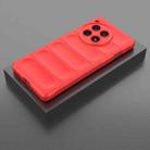 For OnePlus Ace 3 Pro 5G Magic Shield TPU + Flannel Phone Case(Red) - 2