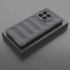 For OnePlus Ace 3 Pro 5G Magic Shield TPU + Flannel Phone Case(Dark Grey) - 2