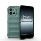 For OnePlus 13T 5G Magic Shield TPU + Flannel Phone Case(Dark Green) - 1