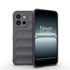 For OnePlus 13T 5G Magic Shield TPU + Flannel Phone Case(Dark Grey) - 1