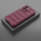 For OnePlus 13T 5G Magic Shield TPU + Flannel Phone Case(Wine Red) - 2