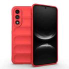 For OnePlus Ace 5 Ultra 5G / Nord CE5 Magic Shield TPU + Flannel Phone Case(Red) - 1