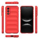 For OnePlus Ace 5 Ultra 5G / Nord CE5 Magic Shield TPU + Flannel Phone Case(Red) - 3
