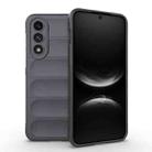 For OnePlus Ace 5 Ultra 5G / Nord CE5 Magic Shield TPU + Flannel Phone Case(Dark Grey) - 1