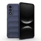 For OnePlus Ace 5 Ultra 5G / Nord CE5 Magic Shield TPU + Flannel Phone Case(Dark Blue) - 1