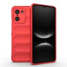 For OnePlus Ace 5 Racing / Nord 5 Magic Shield TPU + Flannel Phone Case(Red) - 1