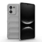 For OnePlus Ace 5 Racing / Nord 5 Magic Shield TPU + Flannel Phone Case(Grey) - 1