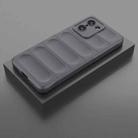 For OnePlus Ace 5 Racing / Nord 5 Magic Shield TPU + Flannel Phone Case(Dark Grey) - 2