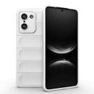 For OnePlus Ace 5 Racing / Nord 5 Magic Shield TPU + Flannel Phone Case(White) - 1