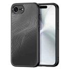 For iPhone SE 2024 DUX DUCIS Aimo Series  Frosted Feel Phone Case(Black) - 1